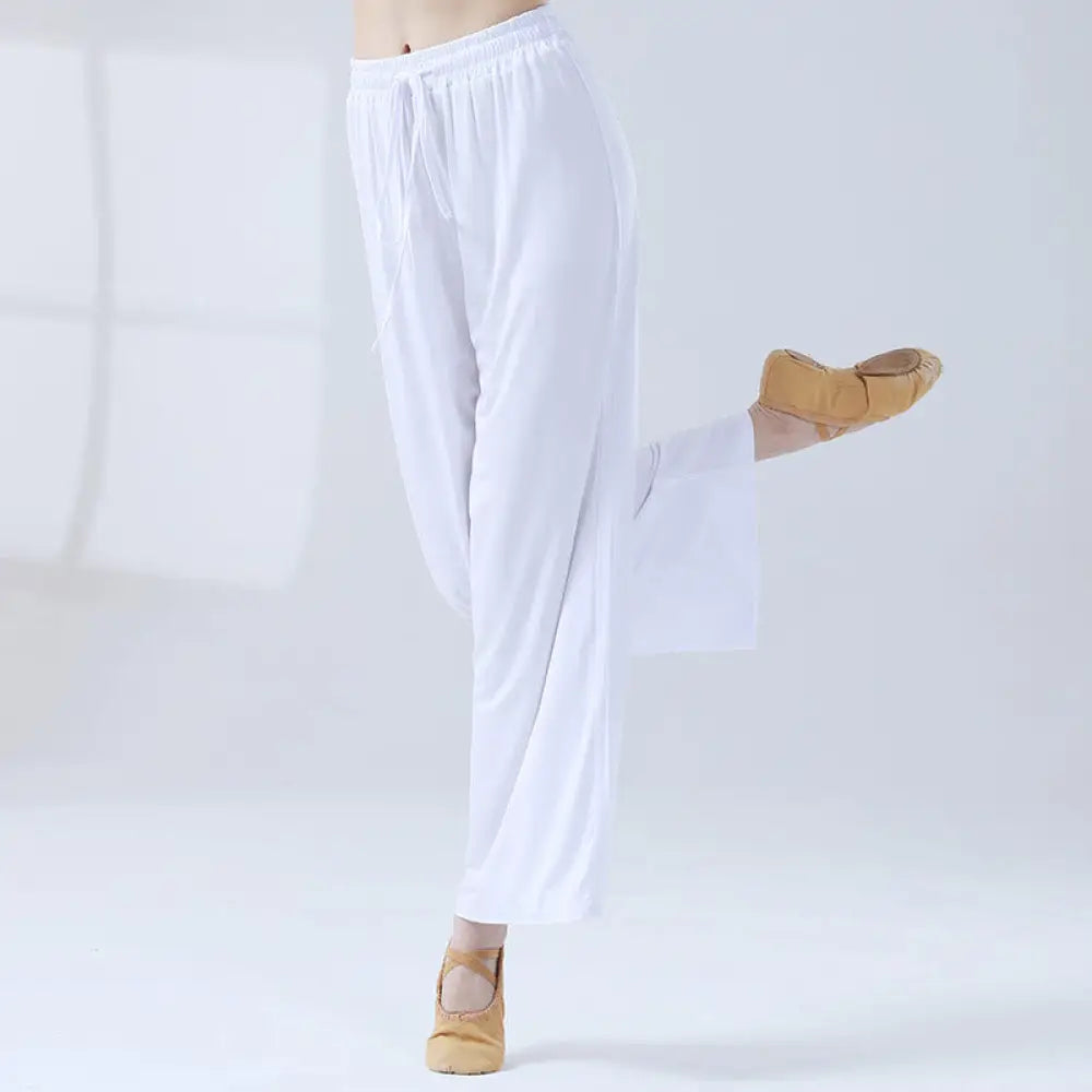 BWOOOH printed wide-leg yoga pants - Loose Modal Drawstring Wide Leg Pants Fo