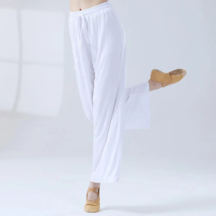 BWOOOH printed wide-leg yoga pants - Loose Modal Drawstring Wide Leg Pants Fo