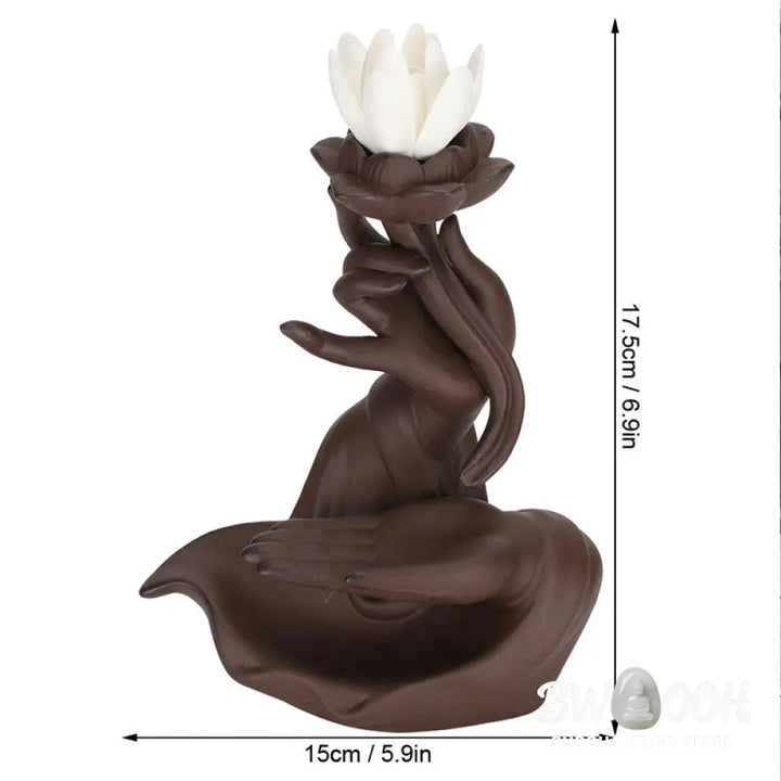 BWOOOH Lotus Bergamot Healing Incense Burner - Incense Burner