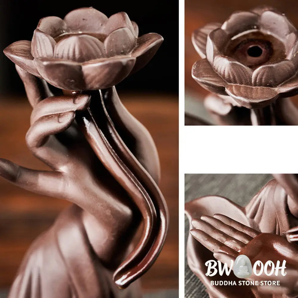 BWOOOH Lotus Bergamot Healing Incense Burner - Incense Burner