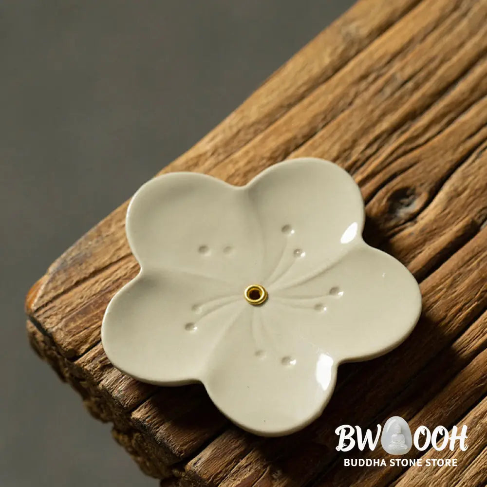 BWOOOH ceramic incense burner - Lotus Cherry Blossom Plum Blossom C