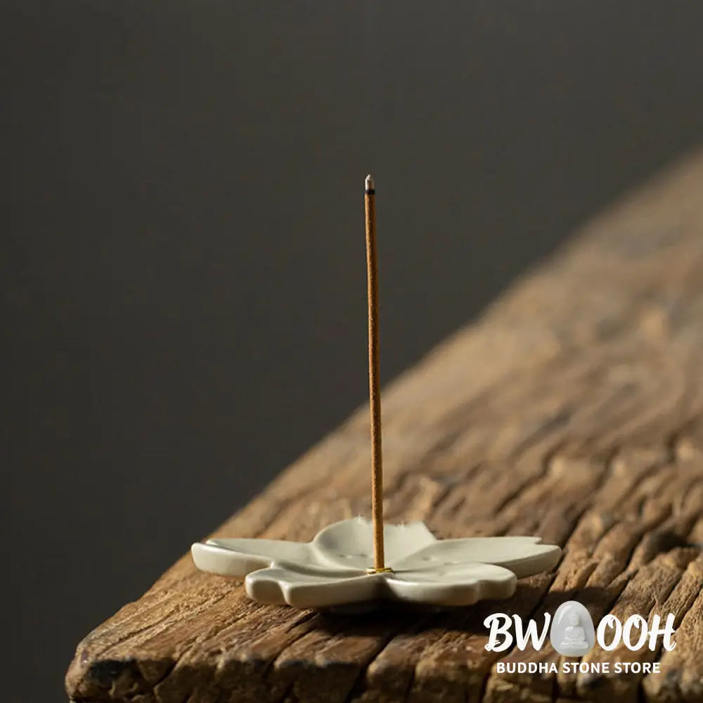 BWOOOH ceramic incense burner - Lotus Cherry Blossom Plum Blossom C