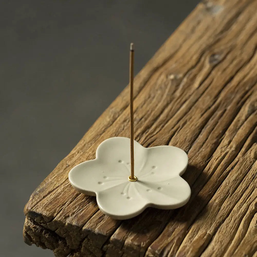 BWOOOH ceramic incense burner - Lotus Cherry Blossom Plum Blossom C