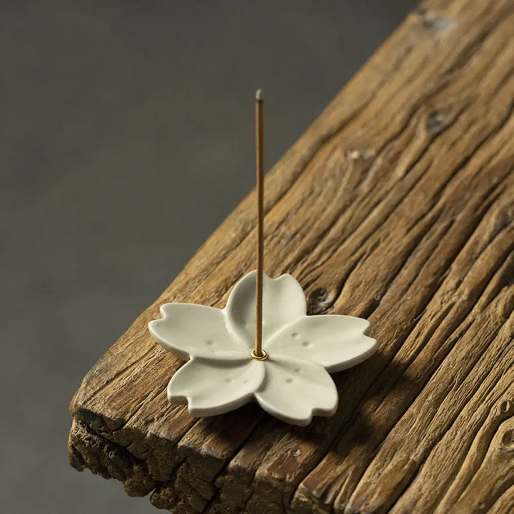 BWOOOH ceramic incense burner - Lotus Cherry Blossom Plum Blossom C