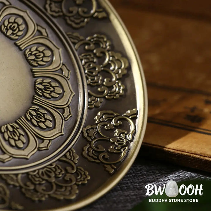 BWOOOH copper incense burner - Lotus Dragon Phoenix Eight Auspicio
