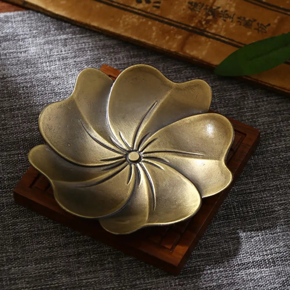 BWOOOH copper incense burner - Lotus Dragon Phoenix Eight Auspicio