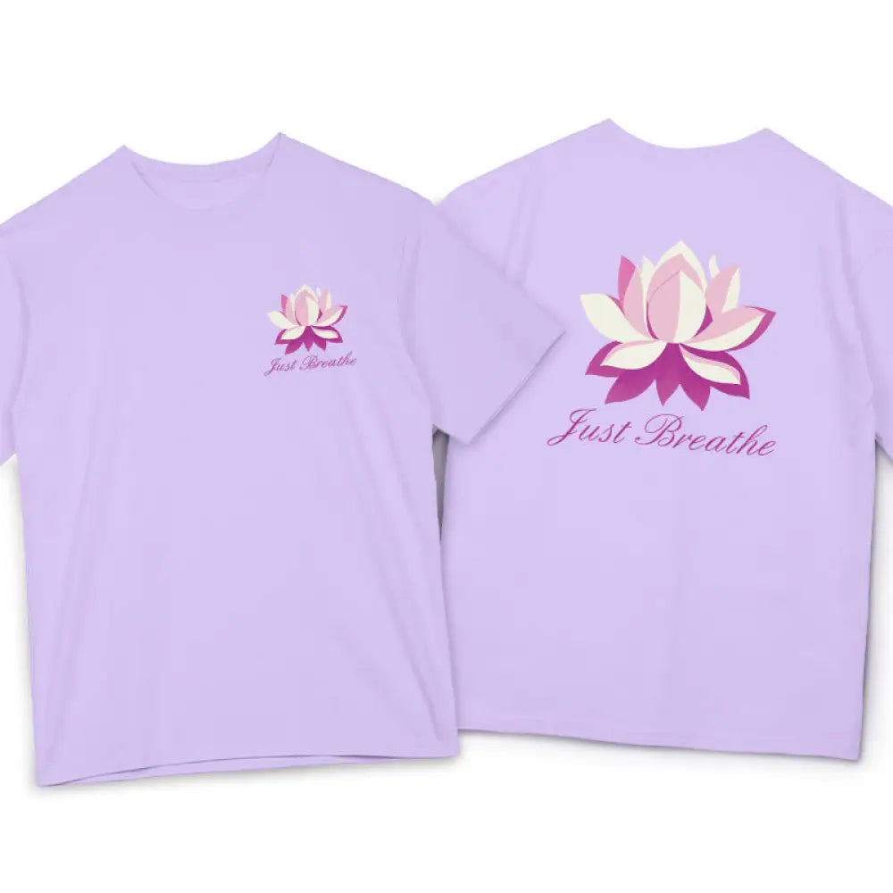 BWOOOH lotus print yoga pants - Lotus Just Breathe Tee T-shirt
