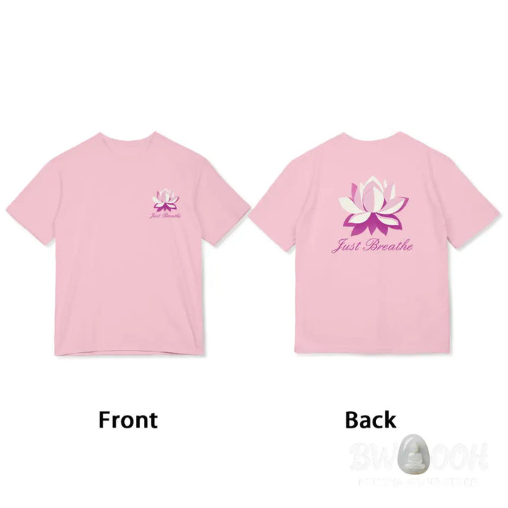 Buddha Stones Lotus Just Breathe Tee T-shirt - T-Shirts