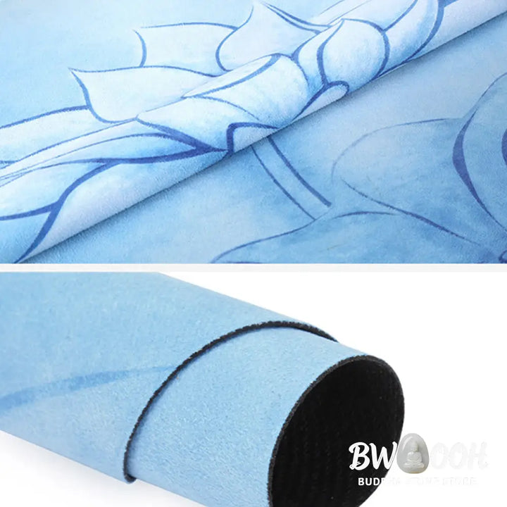 BWOOOH Lotus Mandala Pattern Foldable Yoga Meditation Seat Mat Home Decoration - Decorations