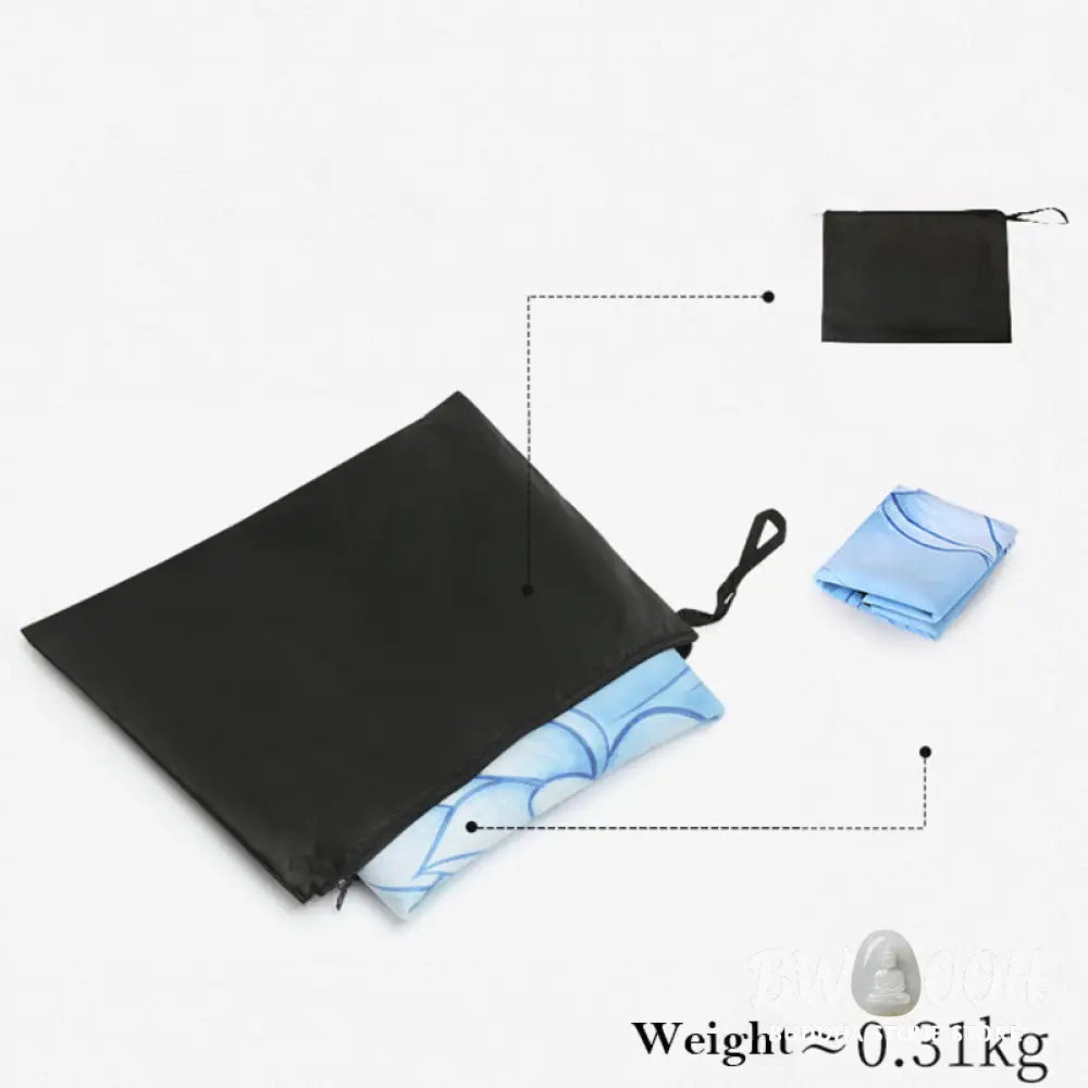 BWOOOH Lotus Mandala Pattern Foldable Yoga Meditation Seat Mat Home Decoration - Decorations
