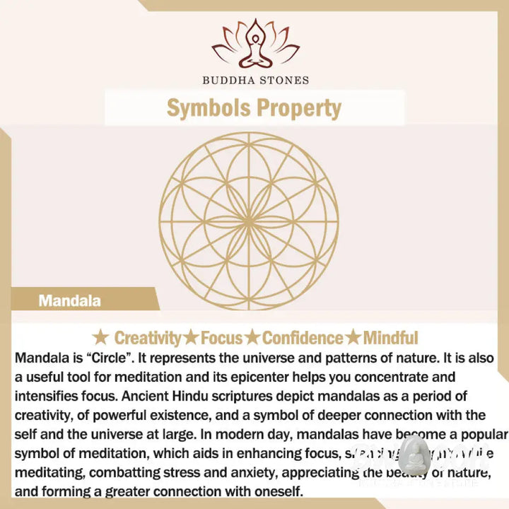 BWOOOH Lotus Mandala Pattern Foldable Yoga Meditation Seat Mat Home Decoration - Decorations
