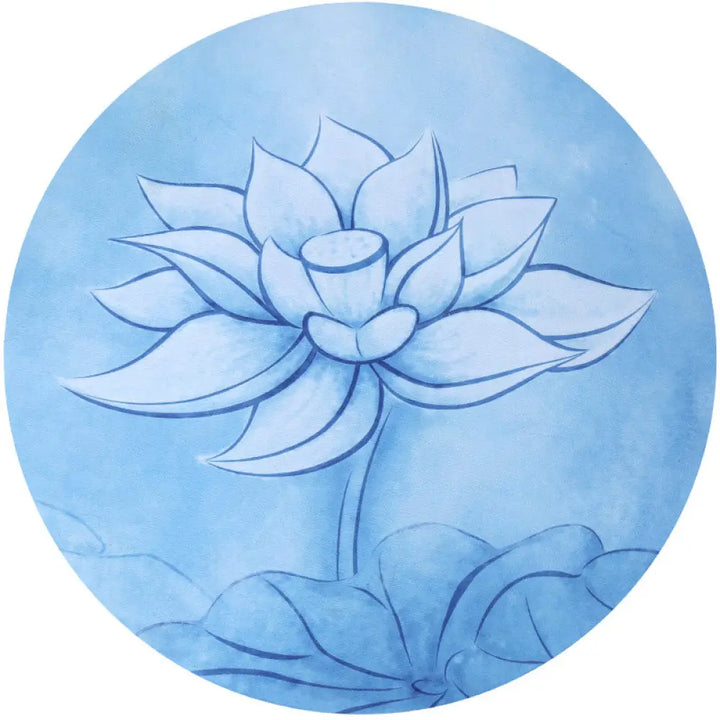 BWOOOH Lotus Mandala Pattern Foldable Yoga Meditation Seat Mat Home Decoration - Decorations