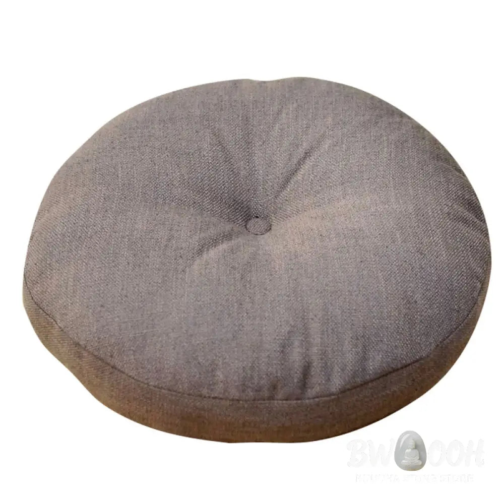 BWOOOH Lotus Simple Pattern Linen Meditation Seat Cushion Home Living Room Decoration - Decorations