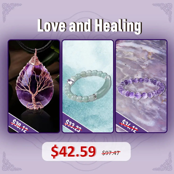 Buddha Stones Love and Healing Gift Set - Love and Healing - Gift Set