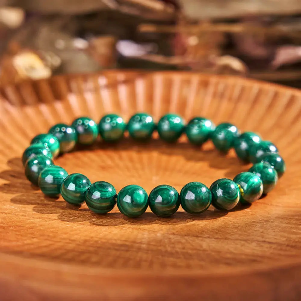 Buddha Stones Love Self Green Series Calm Balance Support Bracelet - BWOOOH - Light Green Tiger Eye(Wrist