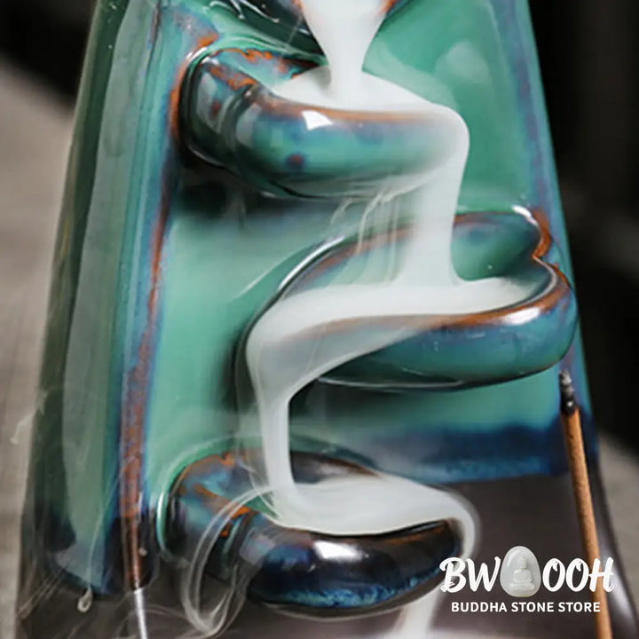 BWOOOH ceramic backflow incense burner - Lovers Couple Embrace Love Ceramic 
