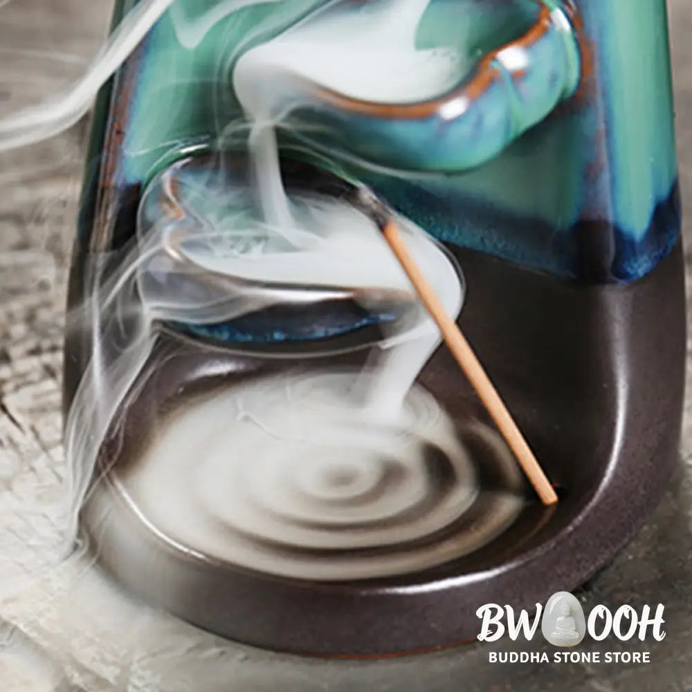 BWOOOH ceramic backflow incense burner - Lovers Couple Embrace Love Ceramic 