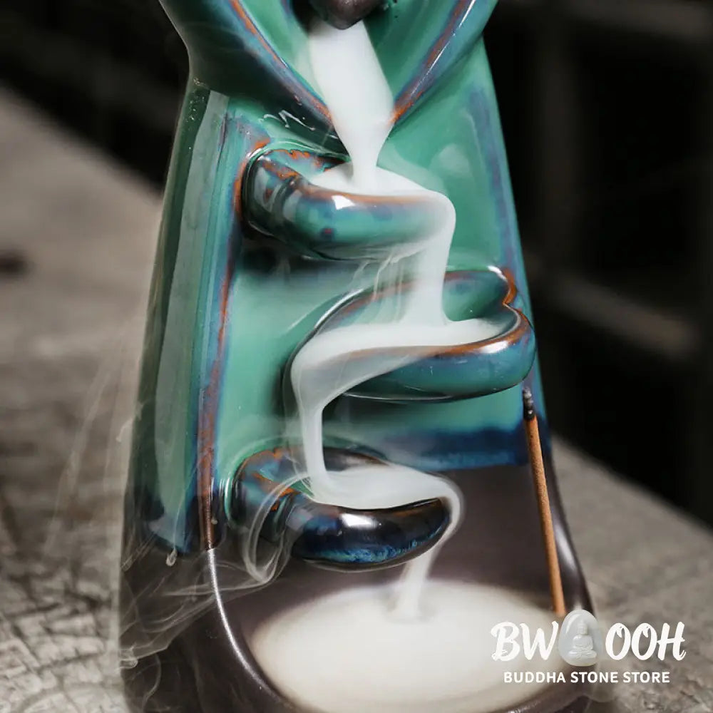 BWOOOH ceramic backflow incense burner - Lovers Couple Embrace Love Ceramic 