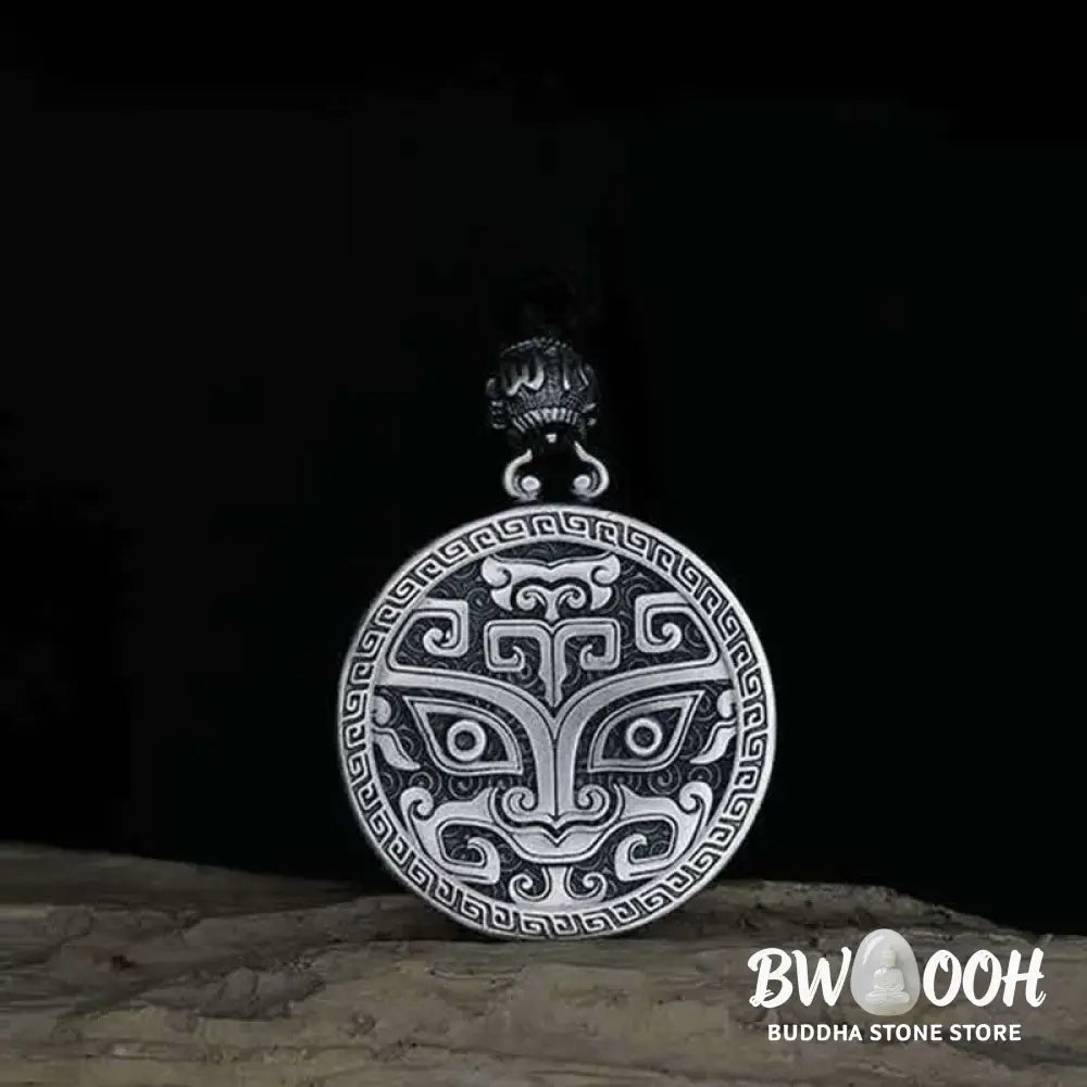 Buddha Stones Lucky FengShui Mythological Creature Taotie Wealth Necklace Pendant - BWOOOH - Taotie Good Luck Pendant