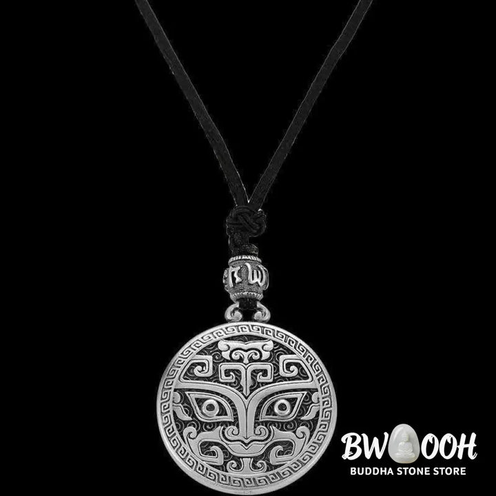 Buddha Stones Lucky FengShui Mythological Creature Taotie Wealth Necklace Pendant - BWOOOH - Taotie Good Luck Pendant