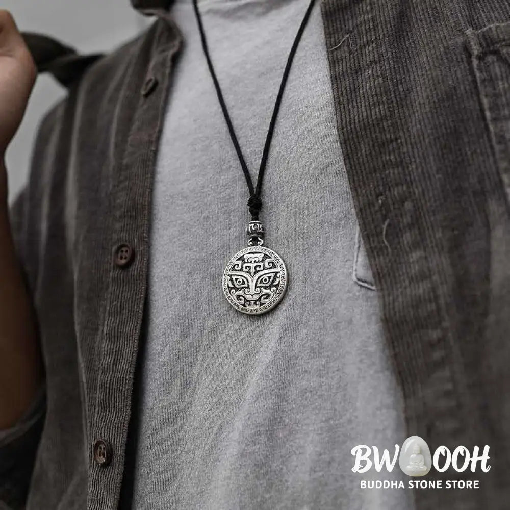 Buddha Stones Lucky FengShui Mythological Creature Taotie Wealth Necklace Pendant - BWOOOH - Taotie Good Luck Pendant