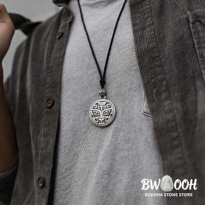 Buddha Stones Lucky FengShui Mythological Creature Taotie Wealth Necklace Pendant - BWOOOH - Taotie Good Luck Pendant