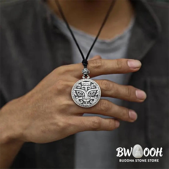 Buddha Stones Lucky FengShui Mythological Creature Taotie Wealth Necklace Pendant - BWOOOH - Taotie Good Luck Pendant