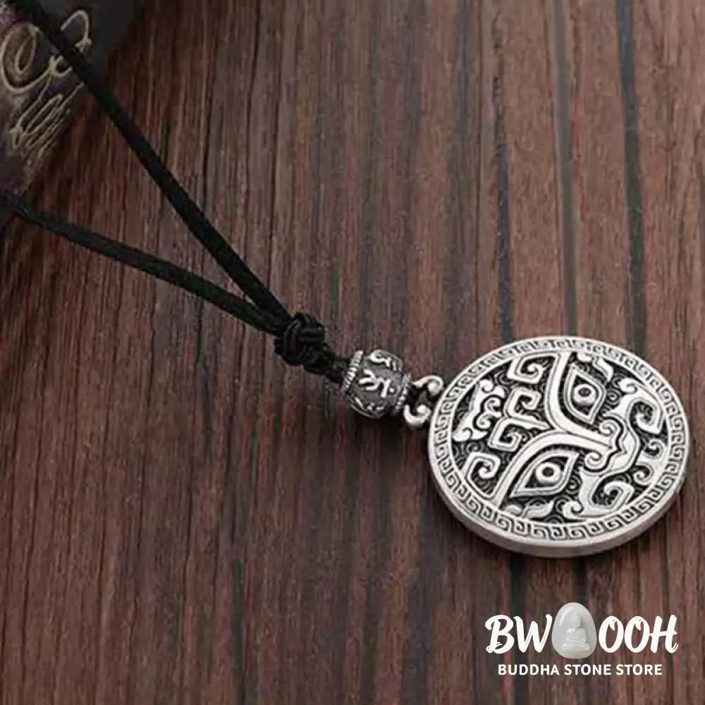 Buddha Stones Lucky FengShui Mythological Creature Taotie Wealth Necklace Pendant - BWOOOH - Taotie Good Luck Pendant