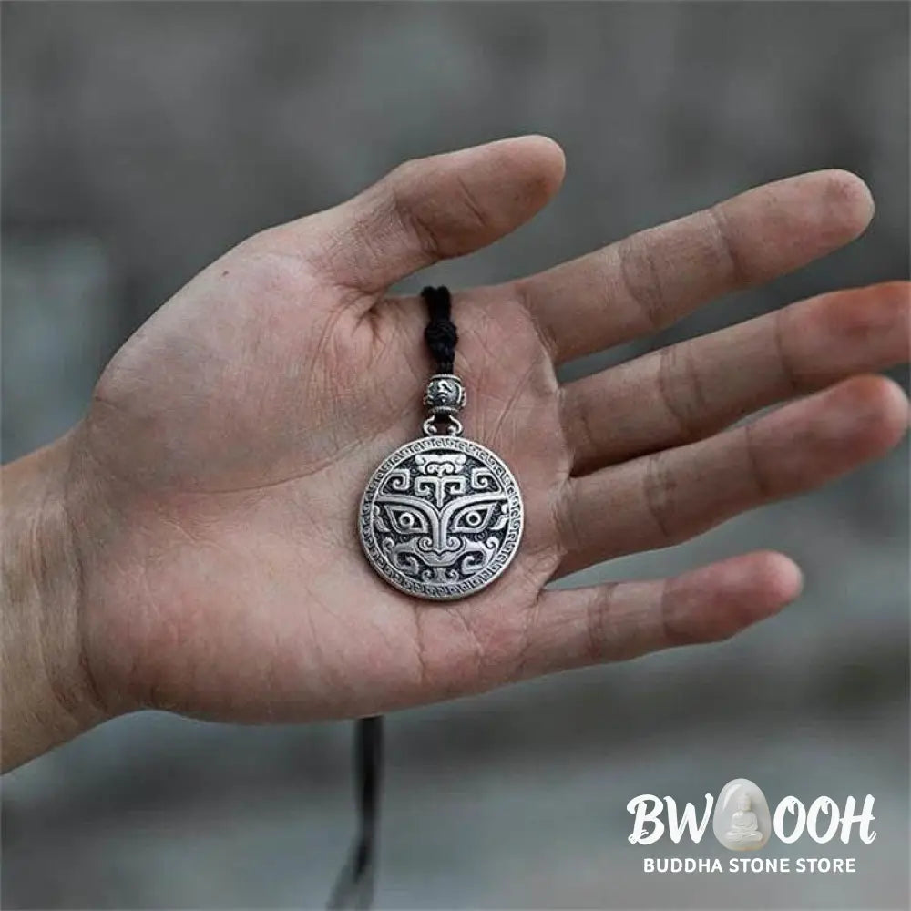 Buddha Stones Lucky FengShui Mythological Creature Taotie Wealth Necklace Pendant - BWOOOH - Taotie Good Luck Pendant