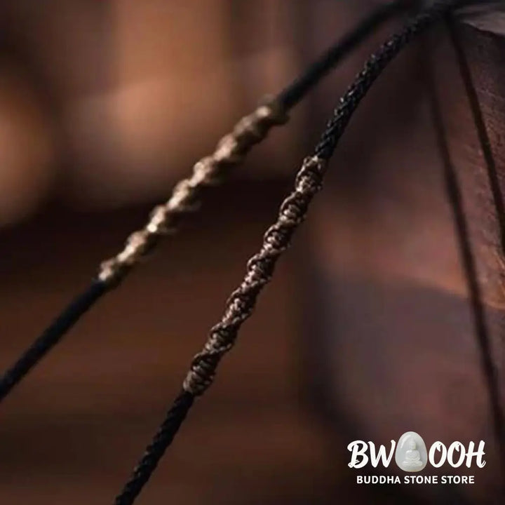 BWOOOH Making A Fortune Chinese Character Copper Coin Wealth Necklace Pendant. A 50cm chain displays a 40x11mm polished copper coin, intricately inscribed with &