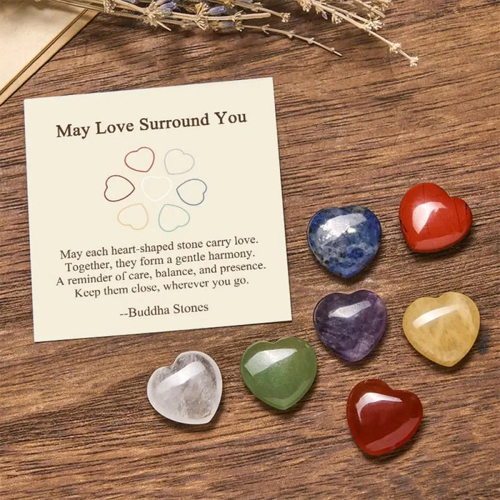 BWOOOH "May Love Surround You" Natural 6Pcs Small Amethys