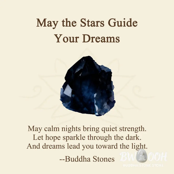 Buddha Stones ’May the Stars Guide Your Dreams’ Cat Sandstone Necklace Includes Gift Message Card - BWOOOH - Necklaces