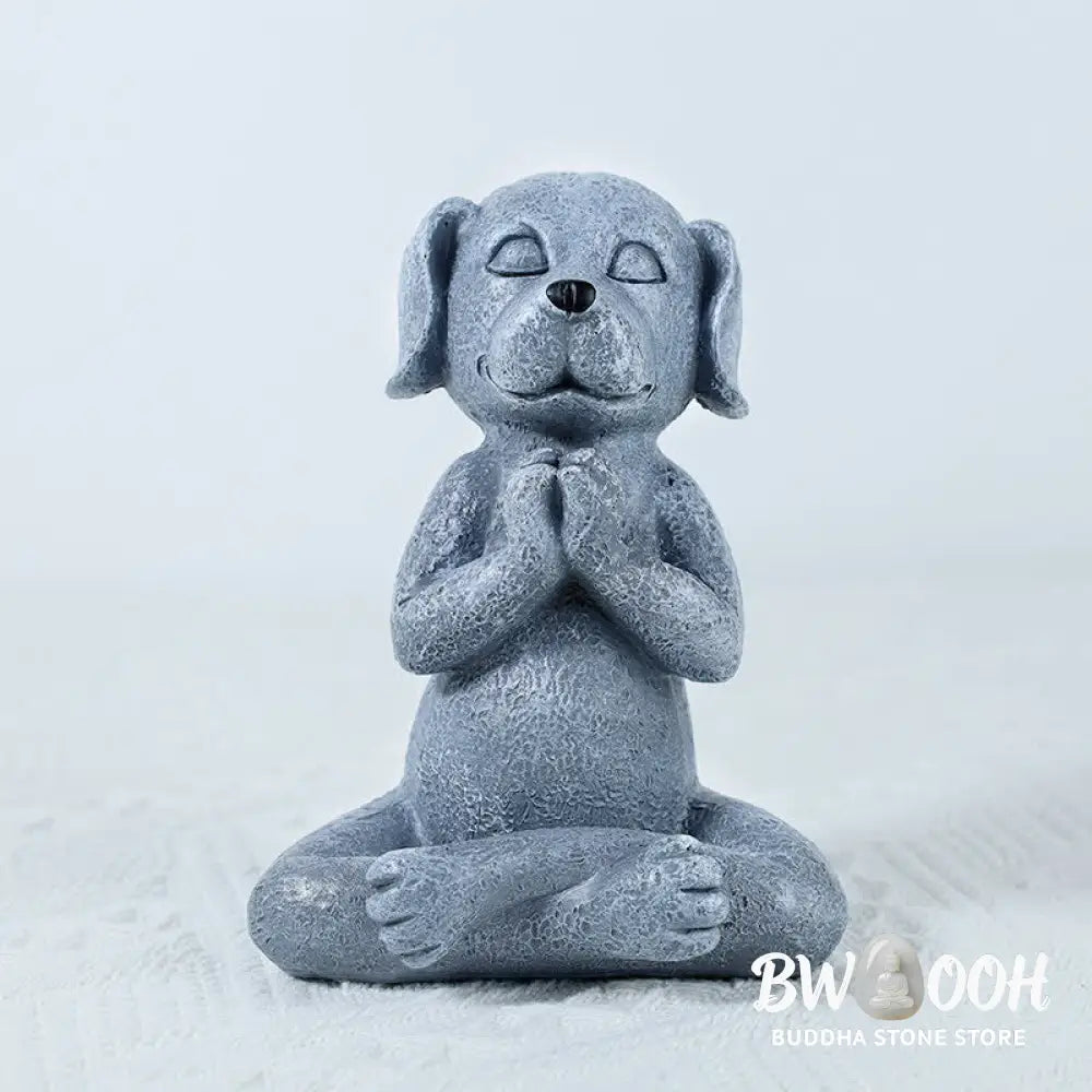 Buddha Stones Meditating Zen Dog Cat Frog Decoration - Decorations