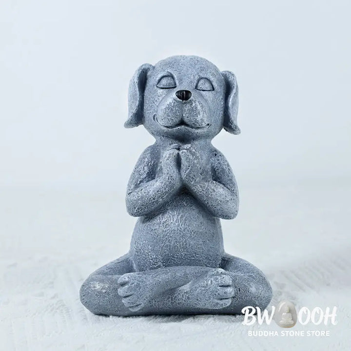 Buddha Stones Meditating Zen Dog Cat Frog Decoration - Decorations