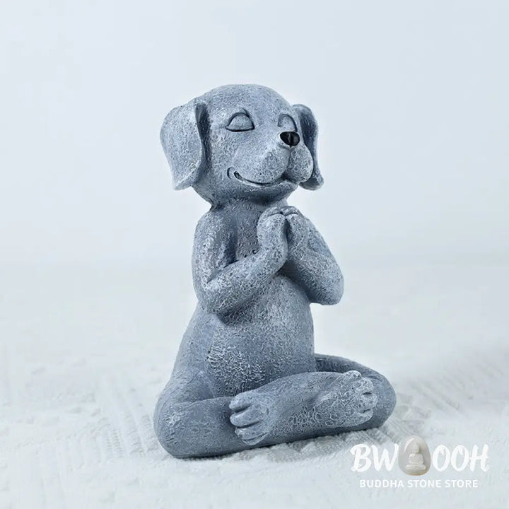 Buddha Stones Meditating Zen Dog Cat Frog Decoration - Decorations