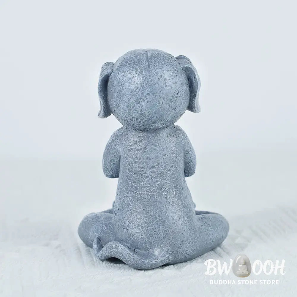 Buddha Stones Meditating Zen Dog Cat Frog Decoration - Decorations