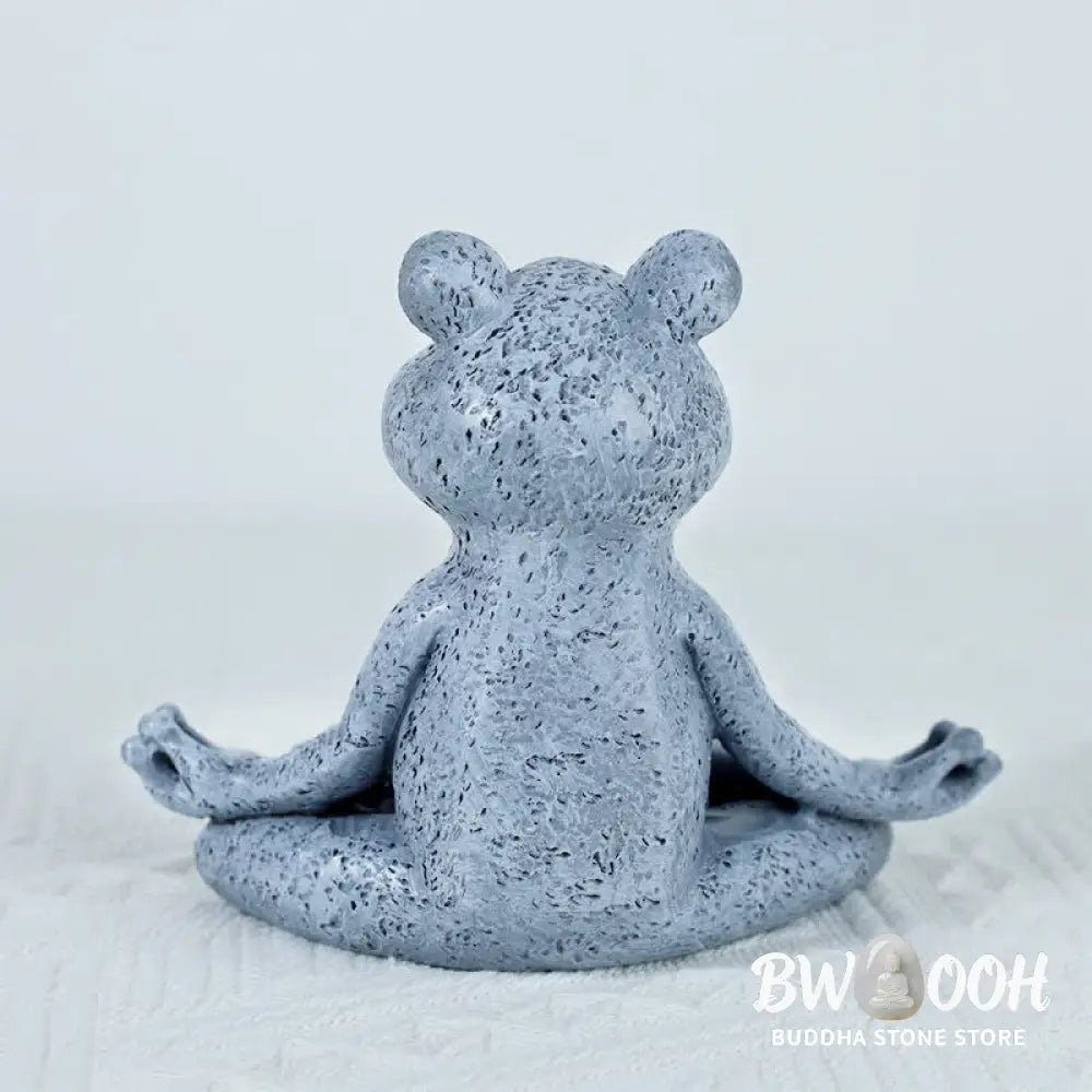 Buddha Stones Meditating Zen Dog Cat Frog Decoration - Decorations