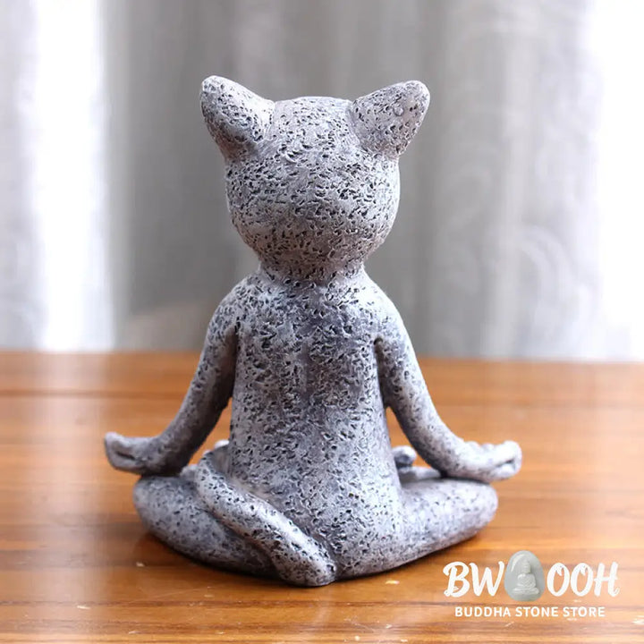 Buddha Stones Meditating Zen Dog Cat Frog Decoration - Decorations