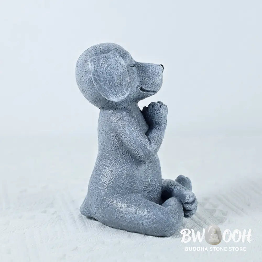 Buddha Stones Meditating Zen Dog Cat Frog Decoration - Decorations