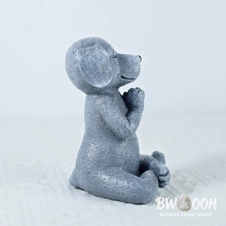 Buddha Stones Meditating Zen Dog Cat Frog Decoration - Decorations