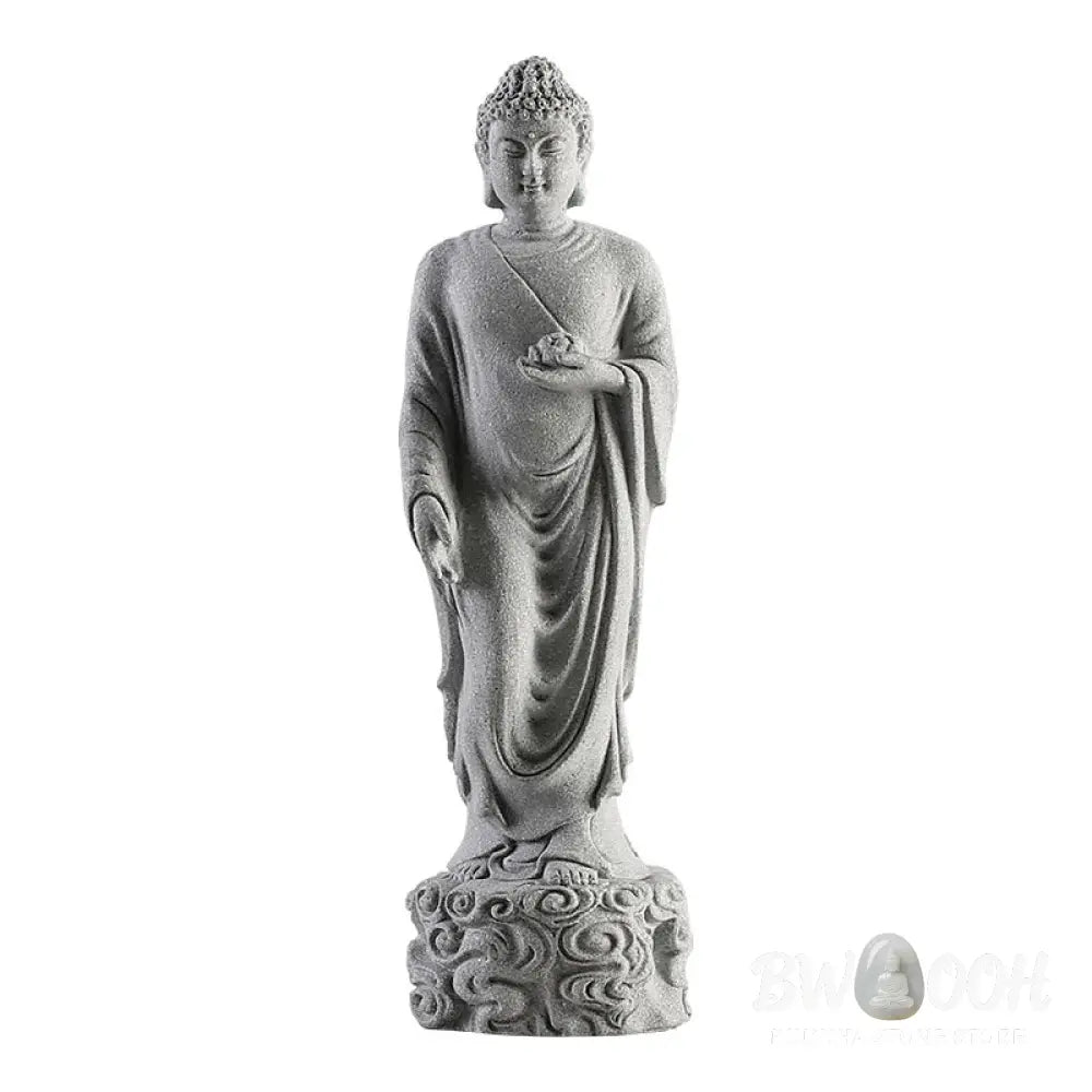 BWOOOH Meditation Buddha Auspicious Clouds Design Serenity Home Decoration - Buddha 6*6*20cm - Decorations