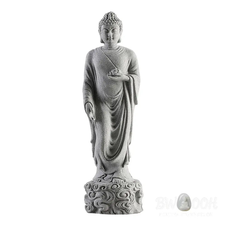 BWOOOH Meditation Buddha Auspicious Clouds Design Serenity Home Decoration - Buddha 6*6*20cm - Decorations