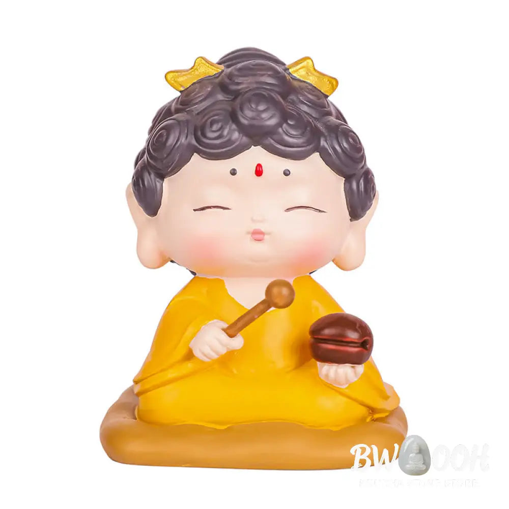 BWOOOH resin Buddha statue - Meditation Lotus Amitabha Buddha Re