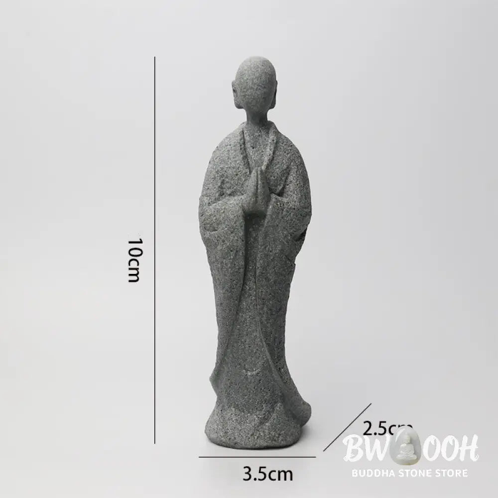 BWOOOH Meditation Buddha Monk Serenity Home Decoration - One-handed Buddha 8*7*18cm - Decorations