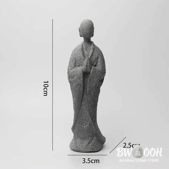 BWOOOH Meditation Buddha Monk Serenity Home Decoration - One-handed Buddha 8*7*18cm - Decorations