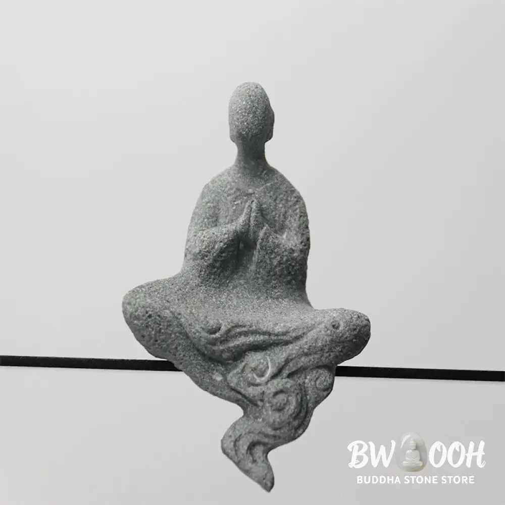 BWOOOH Meditation Buddha Monk Serenity Home Decoration - One-handed Buddha 8*7*18cm - Decorations