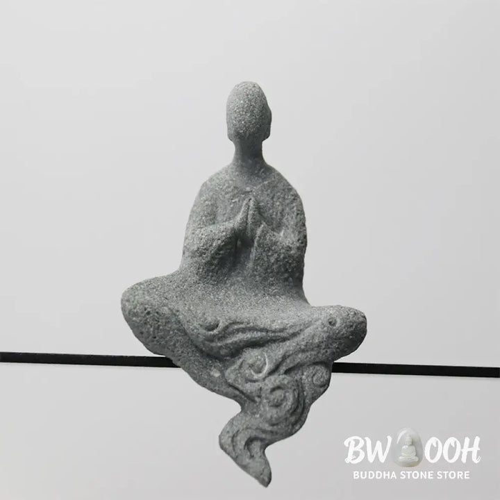 BWOOOH Meditation Buddha Monk Serenity Home Decoration - One-handed Buddha 8*7*18cm - Decorations