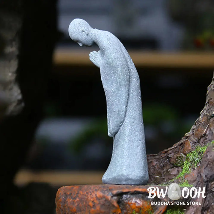 BWOOOH Meditation Buddha Monk Serenity Home Decoration - One-handed Buddha 8*7*18cm - Decorations