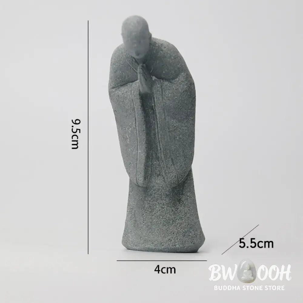 BWOOOH Meditation Buddha Monk Serenity Home Decoration - One-handed Buddha 8*7*18cm - Decorations