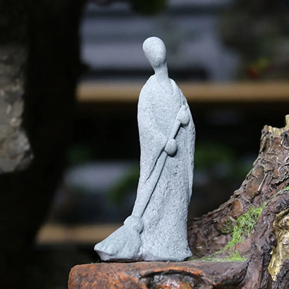 BWOOOH Meditation Buddha Monk Serenity Home Decoration - One-handed Buddha 8*7*18cm - Decorations